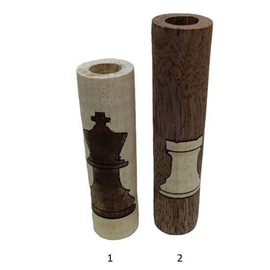 Schachfiguren-Inlay-Stiftrohlinge für ein Stiftset mit Sierra-Stil-Röhre – Bild 2