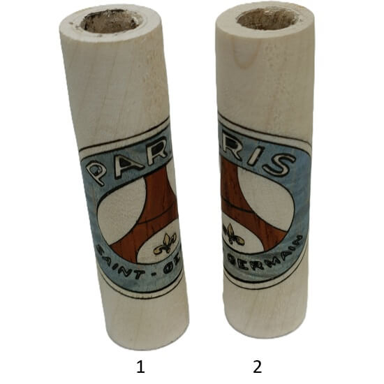 PSG-Logo-Inlay-Stiftrohlinge für ein Stiftset mit Sierra-Style-Tube – Bild 2