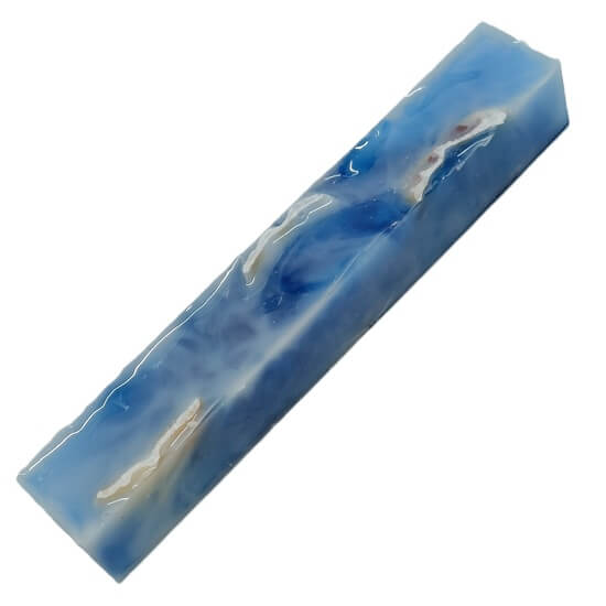 NC9 Resin pen blank with shell.